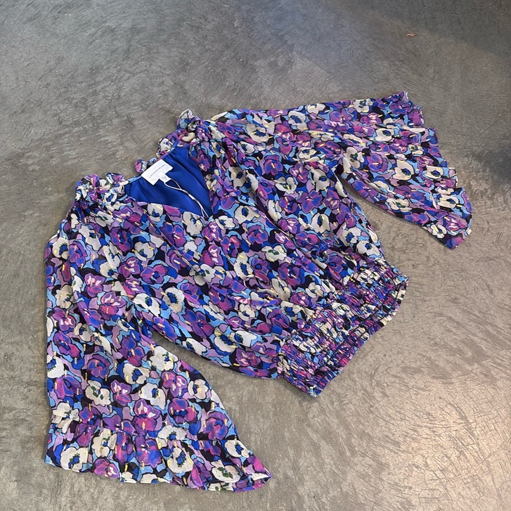 Lavender Brown Top
